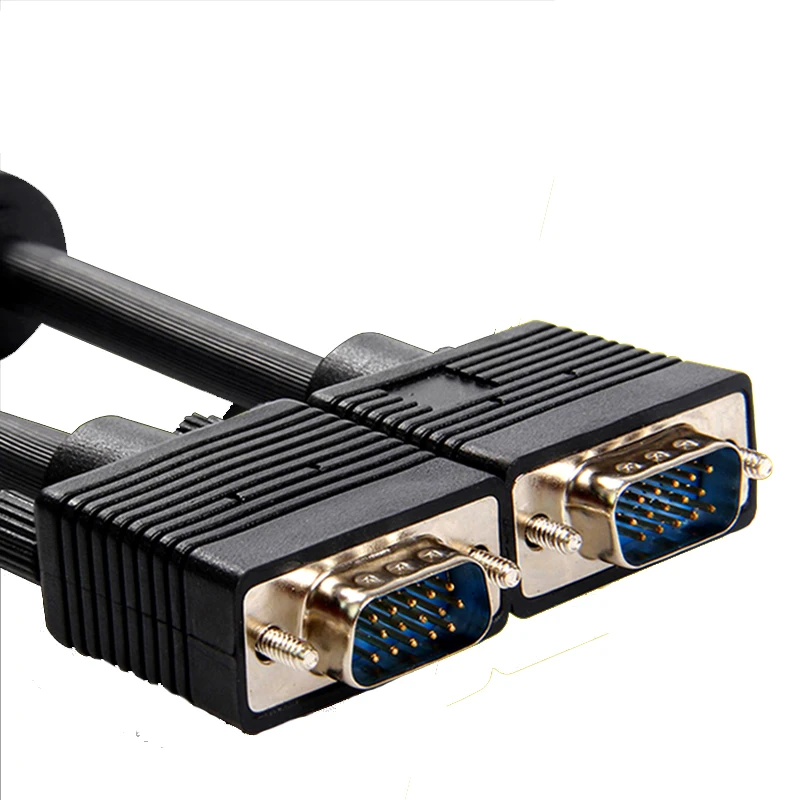 1 Piece 3 meter PC Computer Monitor Male to 15 Pin VGA M/M Cable Cord Black for TV SVGA analog 1920 x 1080p | Компьютеры и офис