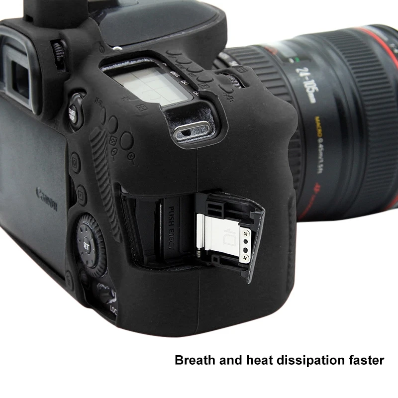 Силиконовый защитный чехол для Canon EOS 80D задняя крышка 80D|Сумки фото-/видеокамеры| |