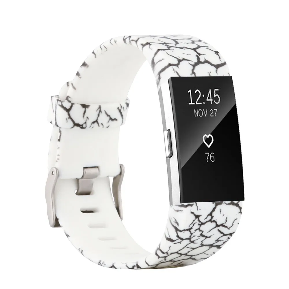 (C2HS) для Fitbit Charge 2 ремешка мягкий Регулируемый сменный спортивный браслет