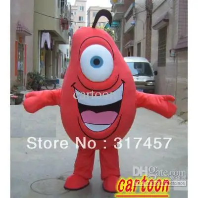 red Demon Mascot Costume Adult Character Cosplay mascot costume free shipping | Тематическая одежда и униформа