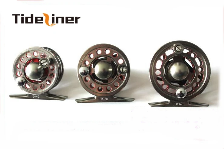 Tideliner 2 + 1 подшипники 1:1 все металлические катушки для ловли нахлыстом D40 D50 D60 CNC