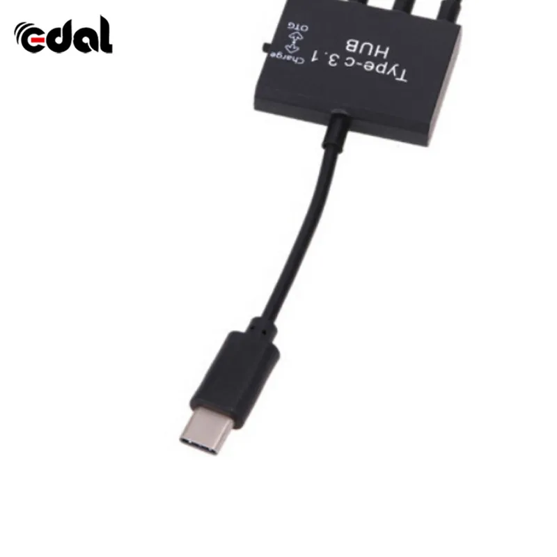 USB 3.1 Type C Hub to 4 2.0 Port HUB Multiple OTG Type-C Power Charging Cable Connector Adapter | Электроника