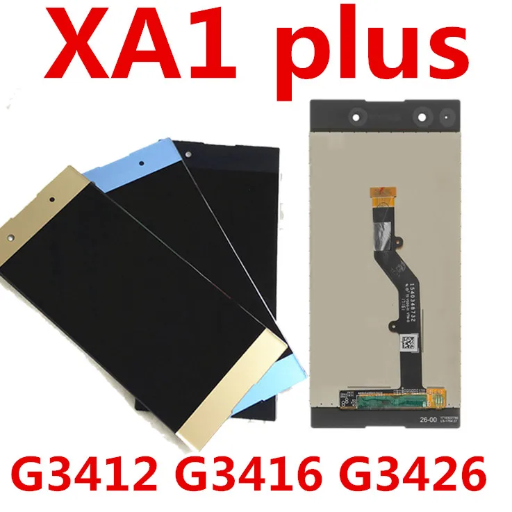Сенсорный ЖК дисплей 5 дюйма для Sony Xperia XA1 Plus G3412 G3416 G3426 G3421 экран с сенсорным