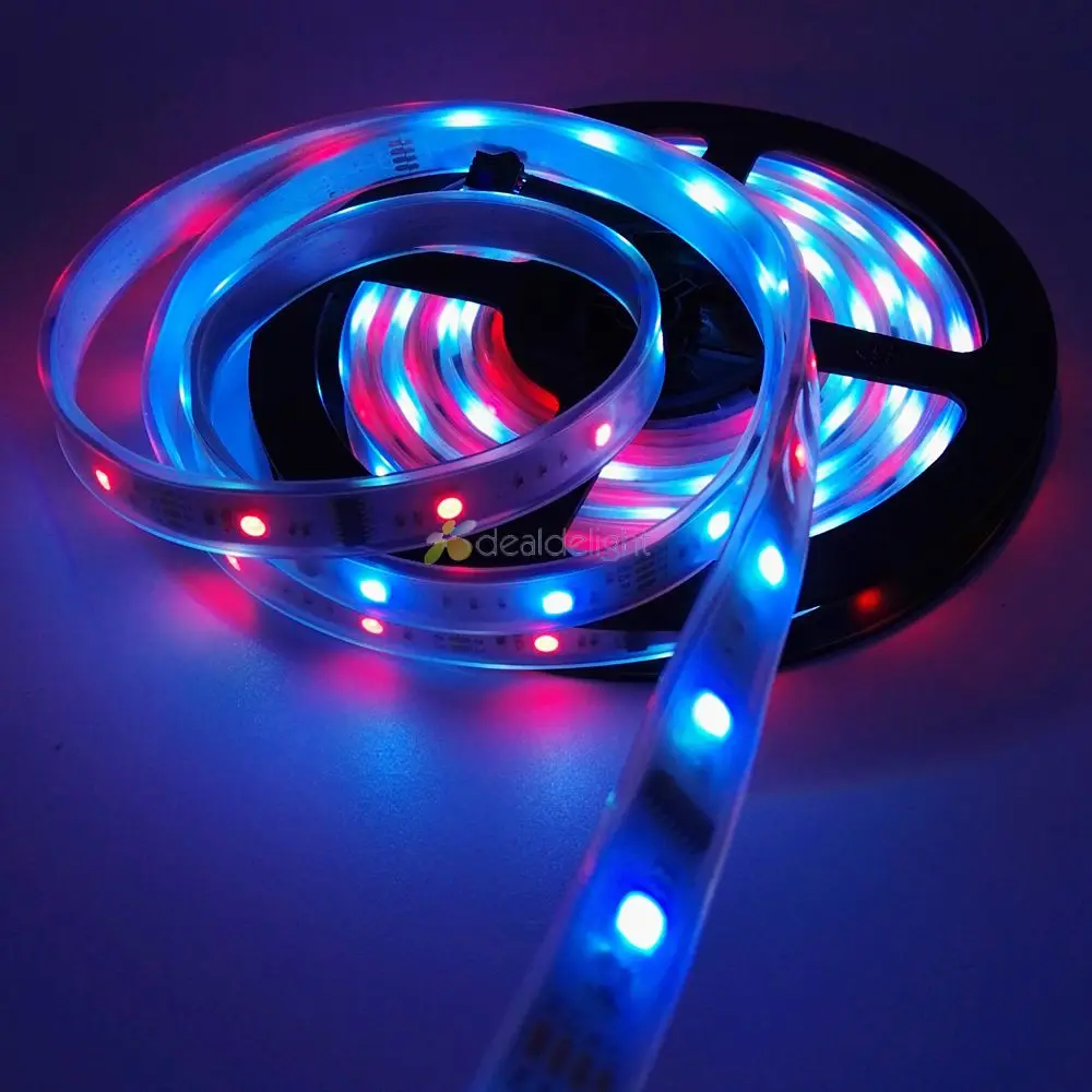 5 м IC 6803 IP67 водонепроницаемая трубка 5050 светодиодный led s Dream Magic RGB ная лента + 150