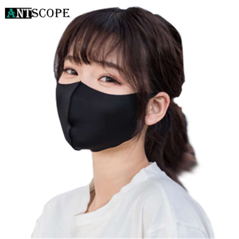 Antscope летняя Солнцезащитная маска для рта ледяной шелк модная дышащая тонкая Трехмерная маска для рта 15