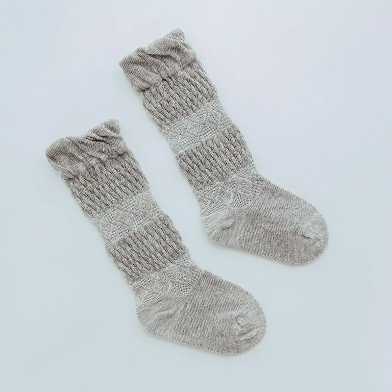 0-1 year gray 2 Летние колготки для маленьких девочек хлопковые колготки для новорожденных девочек и мальчиков сетчатые чулки для малышей, Meisje колготки для малышей 0-12 месяцев - Цвет: 0-1 year gray 2