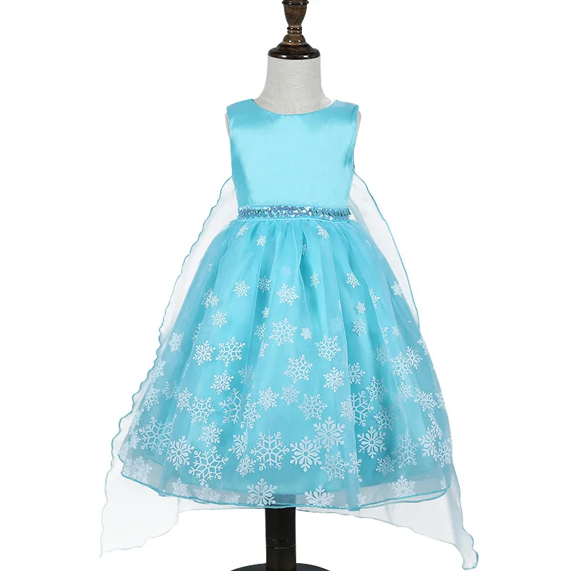Baby Girl Princess Costume Elsa Dress for Girls Clothing Halloween Fancy Cosplay Elza Christmas Party |