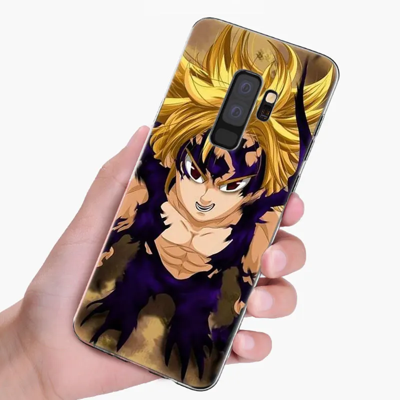 Мягкий силиконовый чехол Nanatsu No Taizai для Samsung Galaxy S10 S9 S8 Plus S7 Edge A6 A8 A7 A9 2018 A5 2017 |