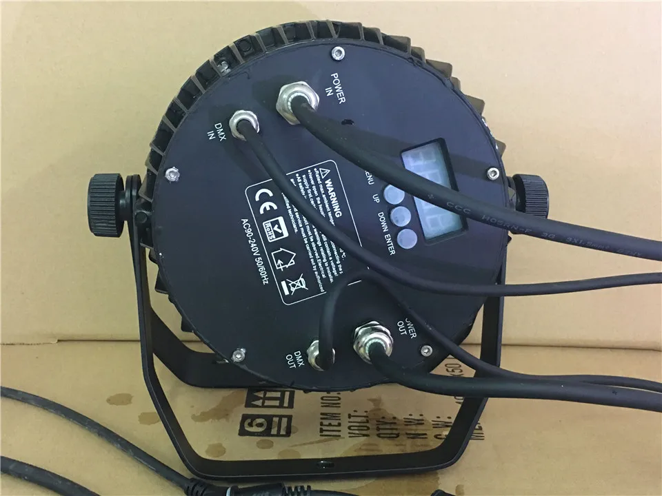 IP65 Водонепроницаемый led Par свет 18x12 Вт RGBW 4в1 LED par DMX512 контроль профессиональная