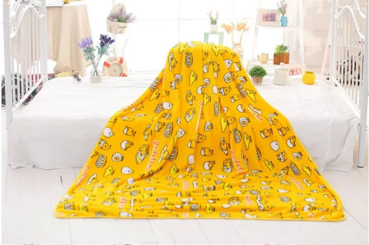 Мультфильм Gudetama ленивое яйцо Мягкая Наволочка плюшевые игрушки одеяло на день рождения Рождественский подарок#1014