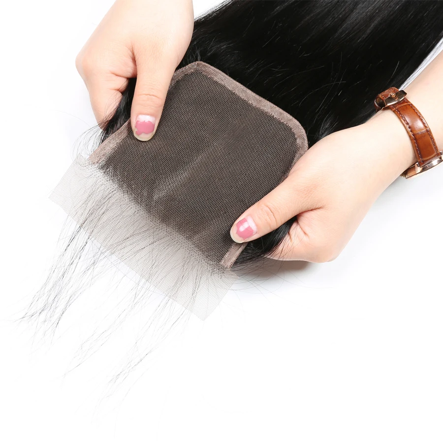 Волнистые бразильские прямые волосы Beyo застежка из человеческих волос с