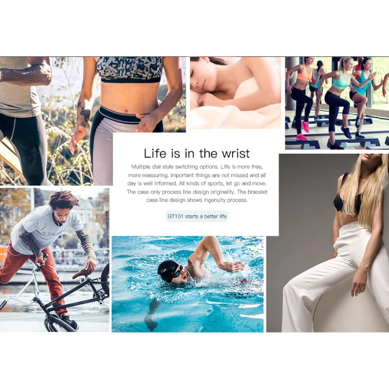 Смарт-браслет EAGOOD цветной экран Bluetooth умный браслет для женщин и мужчин подарок