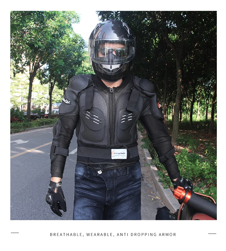 Riding Tribe rcycle Body Armour Мужская Женская Защитная куртка эластичная мотоциклетная гоночная куртка