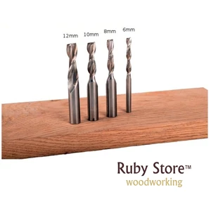 Набор из 4 Спиральных Фрез 6,8,10,12 мм, хвостовик 12 и 14