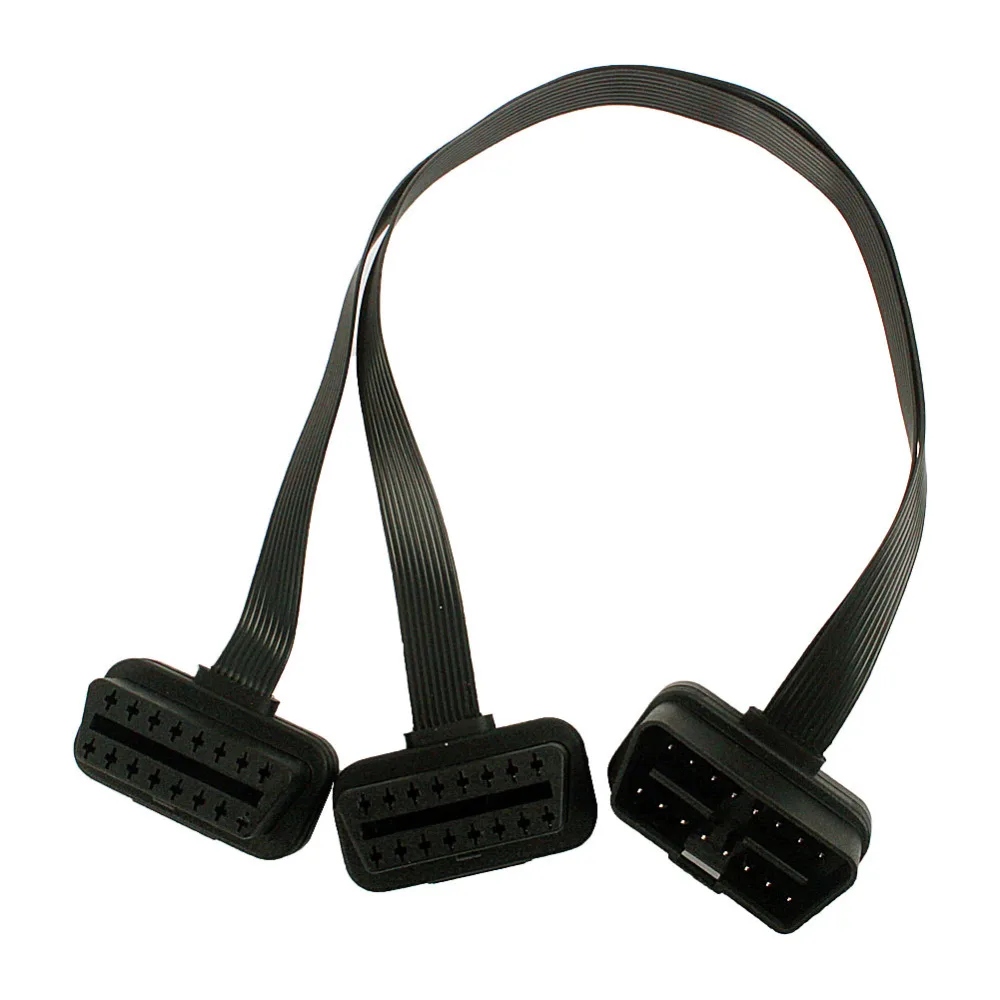 Новейший OBD2 разъем для GM 16 Pin адаптер 16Pin диагностический кабель 30 см 1-2 OBD II