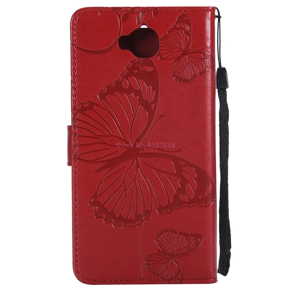 Рельефные чехлы для HUAWEI Y6 Pro 2015 TIT U02 L01 книга Чехлы флип кейс Y6Pro Dual SIM чехол ТПУ