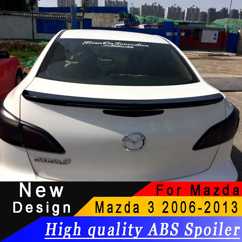 Спойлер для Mazda 3 M3 sedan 2006 2013 высококачественный спойлер из АБС пластика праймер