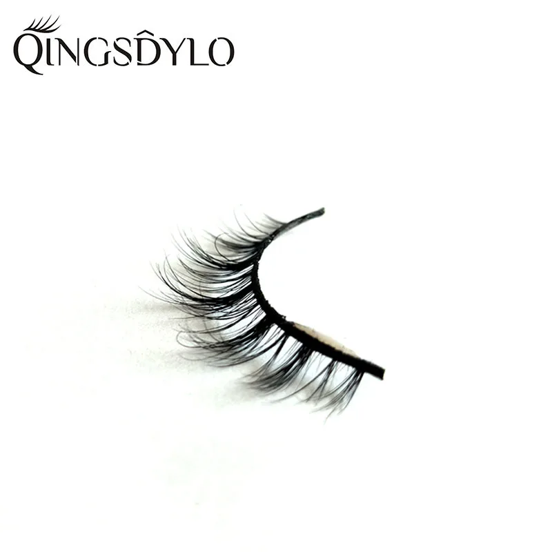 3D накладные ресницы натуральный вид ручной работы объем мягкие норковые