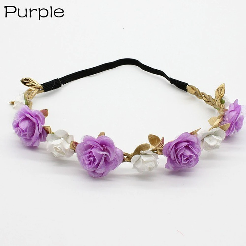 3 шт. детская Цветочная повязка свадебный венок в стиле бохо Детская гирлянда