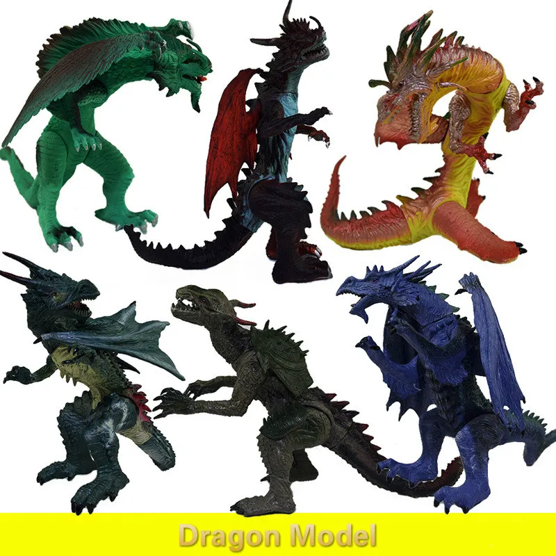 

2018 Original Large Dinosaur Toy Dragon Model Animal Children's Gift PVC Material Model Dinosaur Toys