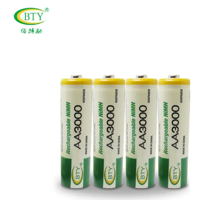 4 шт. аккумуляторные батарейки AA 3000 1 2 в мАч|rechargeable battery|battery arechargeable battery aa |