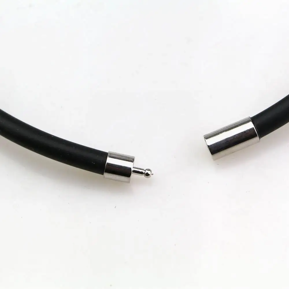 Мужские черные магнитные подвески из натуральной кожи высокого качества