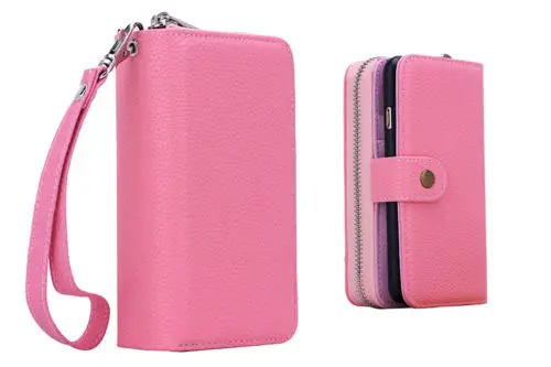 Чехол-клатч из искусственной кожи с ремешком на запястье кошелек отделением для