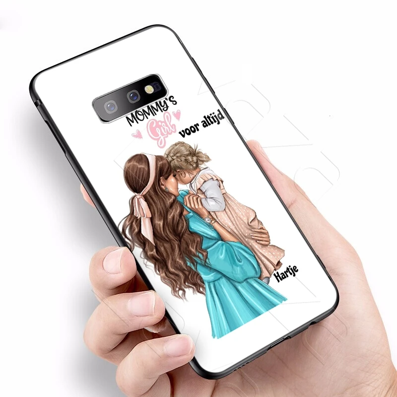 Lavaza черного и коричневого цвета для волос мамы малыша девушка чехол Samsung