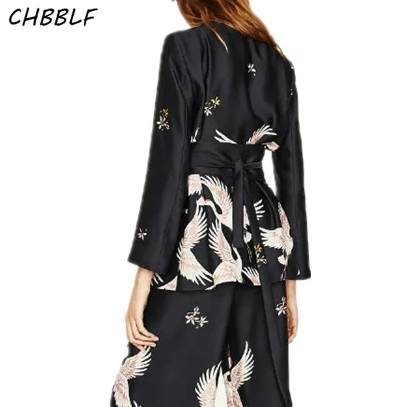 Новинка Весенняя Европейская мода маленький женский костюм с принтом женские