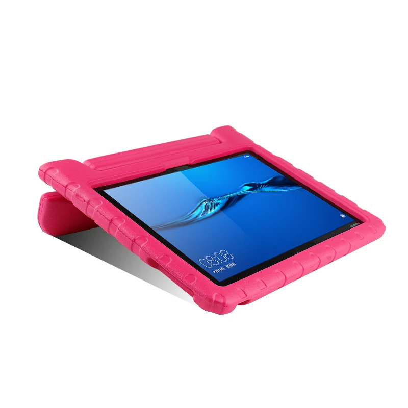 Для huawei MediaPad M3 lite 10 BAH-W09 BAH-AL00 BAH-L09 10," крышка чехол для детей планшет ручные ударопрочность Эва(этиленвинилацетат) и силикона с откидной крышкой