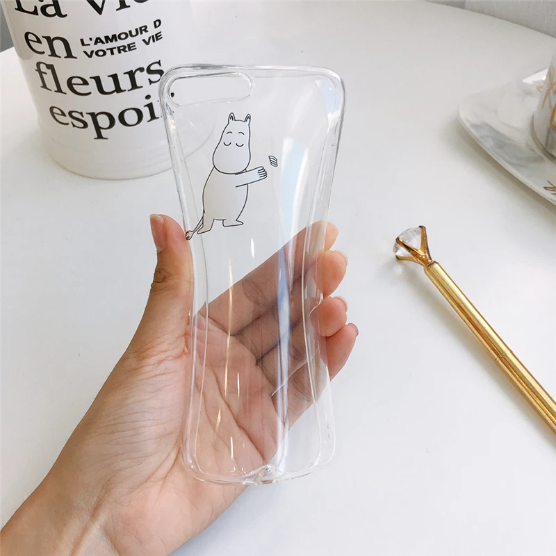 WTSZKL мультфильм Moomin XR мобильный телефон чехол для iphone X Xs Max маленький свежий