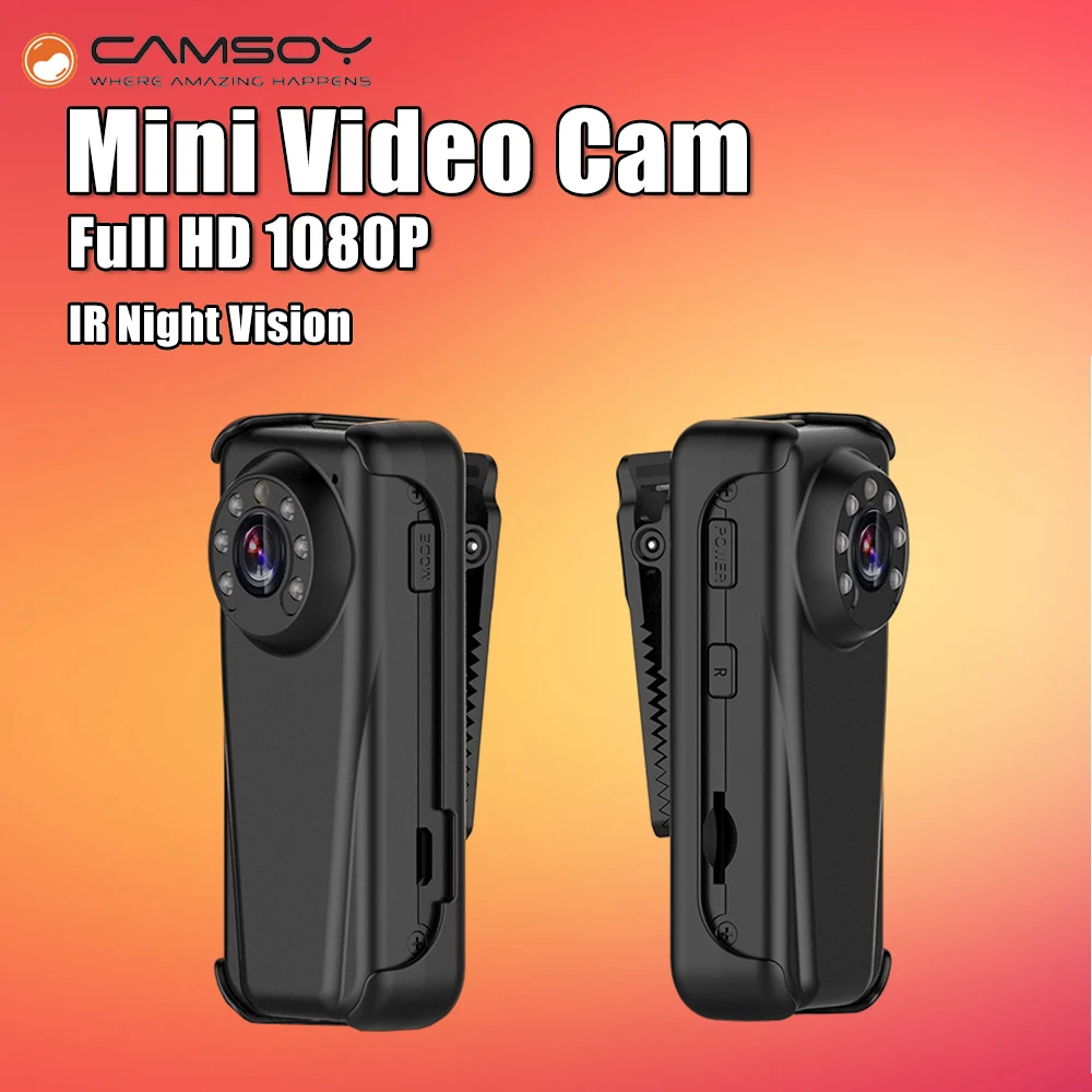 Инфракрасная микро камера T50 с ночным видением Full HD 1080P широкоугольная мини углом
