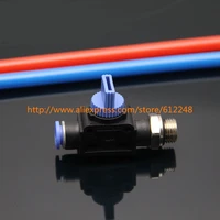 hvsf pneumatic hand valve switch hvsf10 01 port pu hose fitting quick hose connector switching