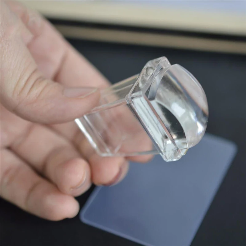 1 Набор новые прозрачные силиконовые стемпер для ногтей набор дизайна полировки