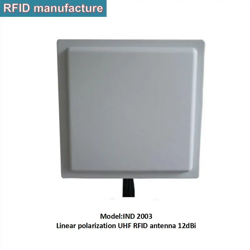 UHF rfid метка считыватель антенны 12dbi линейная поляризация с 100 шт. наклейки на