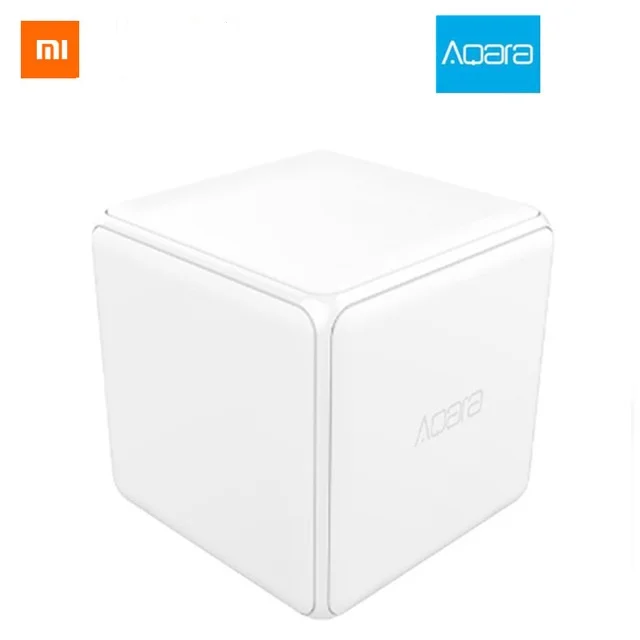Aqara Cube Xiaomi Aqara дверной датчик движения Aqara шлюз концентратор настенный беспроводной переключатель датчик воды датчик температуры и влажности домашний комплект - Цвет: Aqara Cube