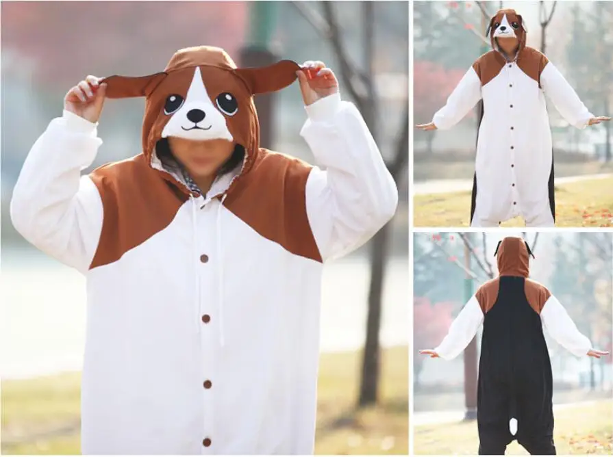 Костюм животного для костюмированной вечеринки Пижама взрослых с изображением