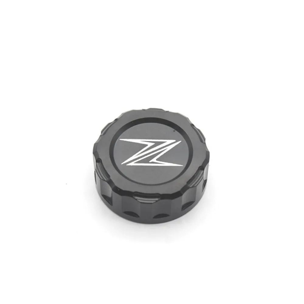 Black Для Kawasaki Z250 Z650 Z750 Z800 Z900 Z1000/sx EX250/300 ZX-6R/10R Мотоцикл с ЧПУ Алюминиевая Задняя Тормозная жидкость Крышка Резервуара - Цвет: Black