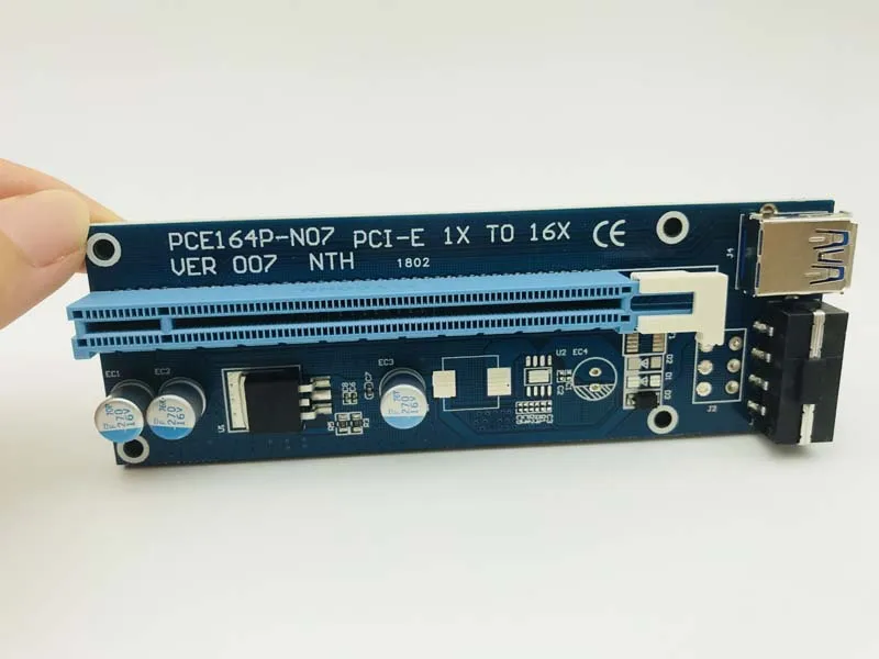 PCIE USB 3 0 30 см 60 pcie расширитель переходная карта 1x к 16x Дата кабель SATA 4Pin IDE Molex