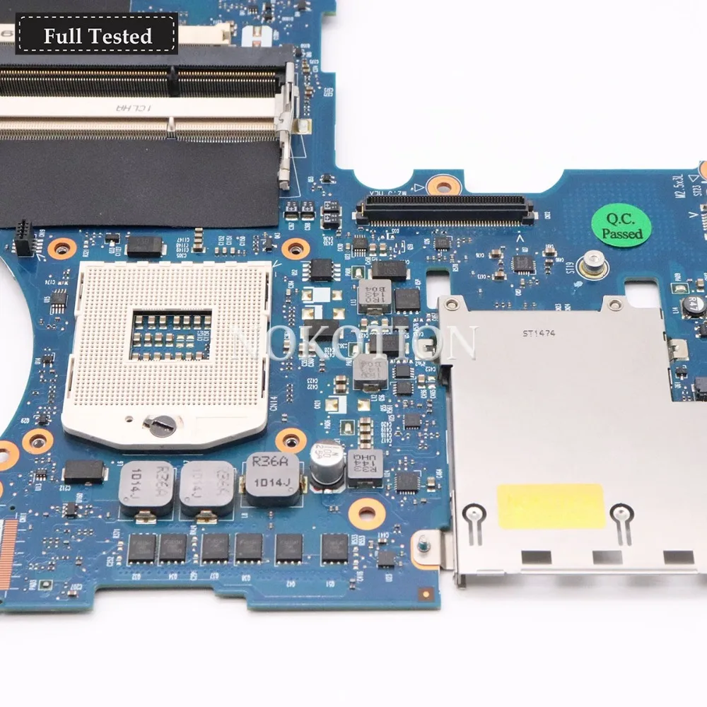 NOKOTION PC материнская плата 652509-001 аккумулятор большой емкости для hp EliteBook 8760 W ноутбук материнская плата HM76 DDR3 протестированы рабочих