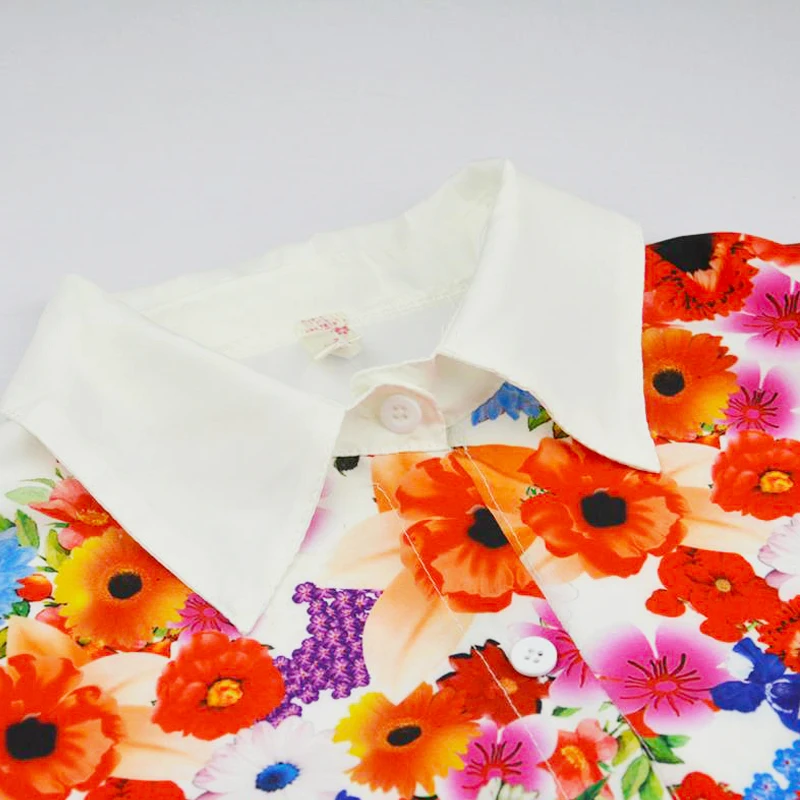 Блузка женская с цветочным принтом/бабочкой весна лето|butterfly print blouse|elegant white