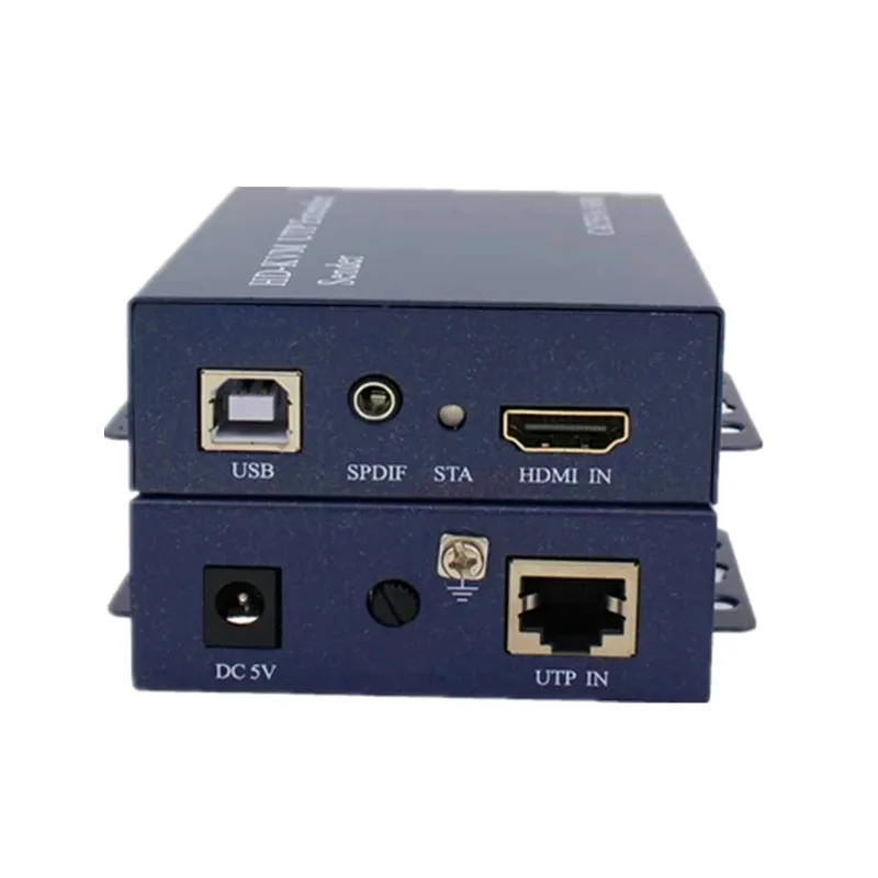 Удлинитель HDMI Navceker 200 м USB KVM поддержка циклического выхода и стерео аудио от CAT5e CAT6