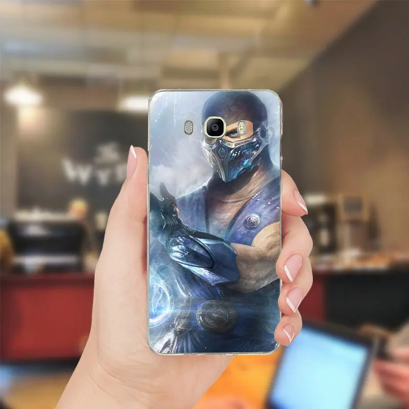 Горячие Mortal Kombat Саб-Зиро мягкие ТПУ Силиконовые Мобильный чехол для телефона samsung