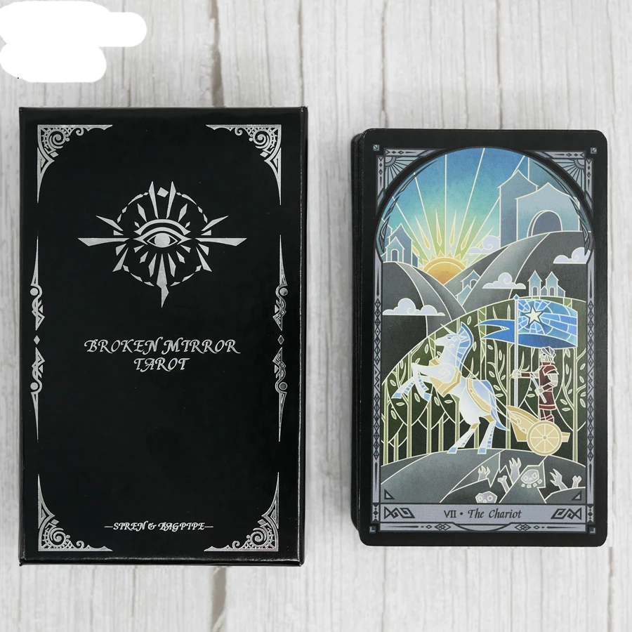Сломанное зеркало Tarotall английская версия 78 шт./компл. карточная игра настольная игра, карты Таро
