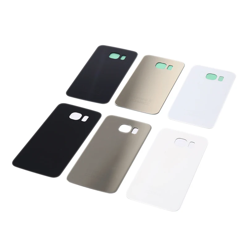 New Edge Plus Battery Glass Back Cover For Samsung Galaxy S6Edge G925 G928 Door Housing With Sticker S6 | Мобильные телефоны и