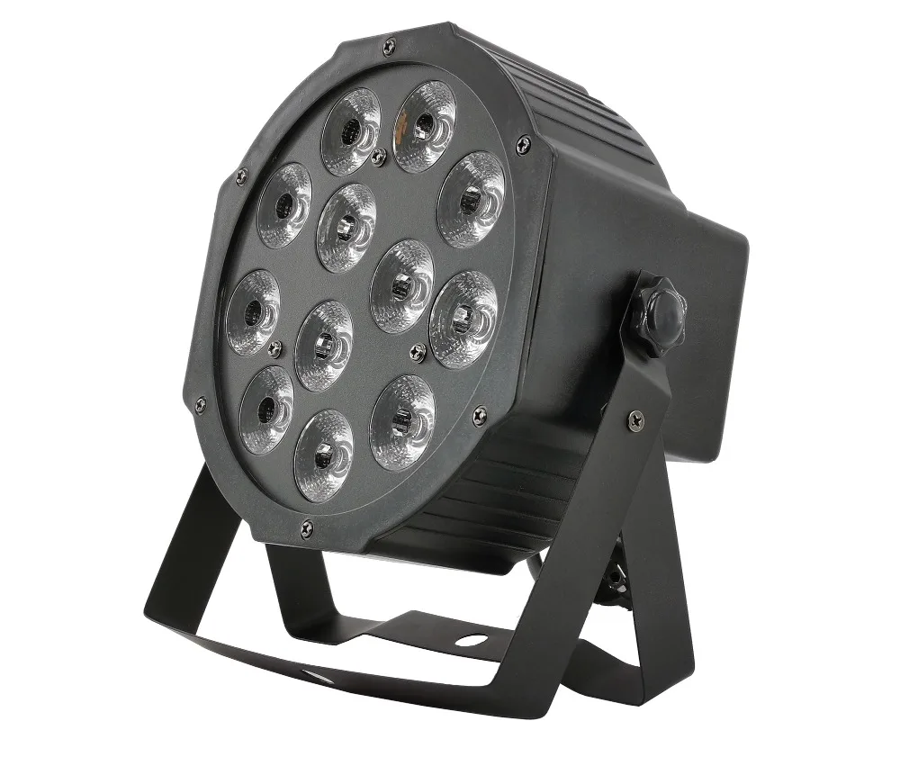 8/16 PCS / 12x12 Вт Led Par Светильник s RGBW 4in1 светодиодный плоский dmx512 dj светильник
