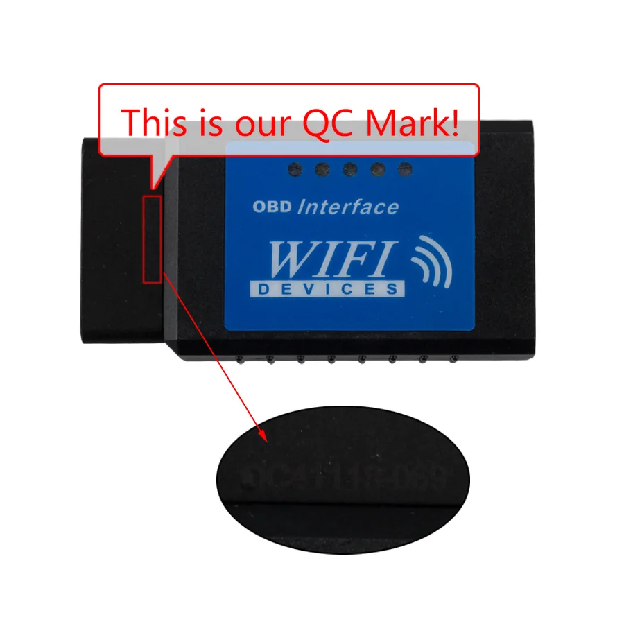 V1.5 ELM327 OBDII WiFi диагностический беспроводной сканер для Apple iPhone Touch|Программаторы с