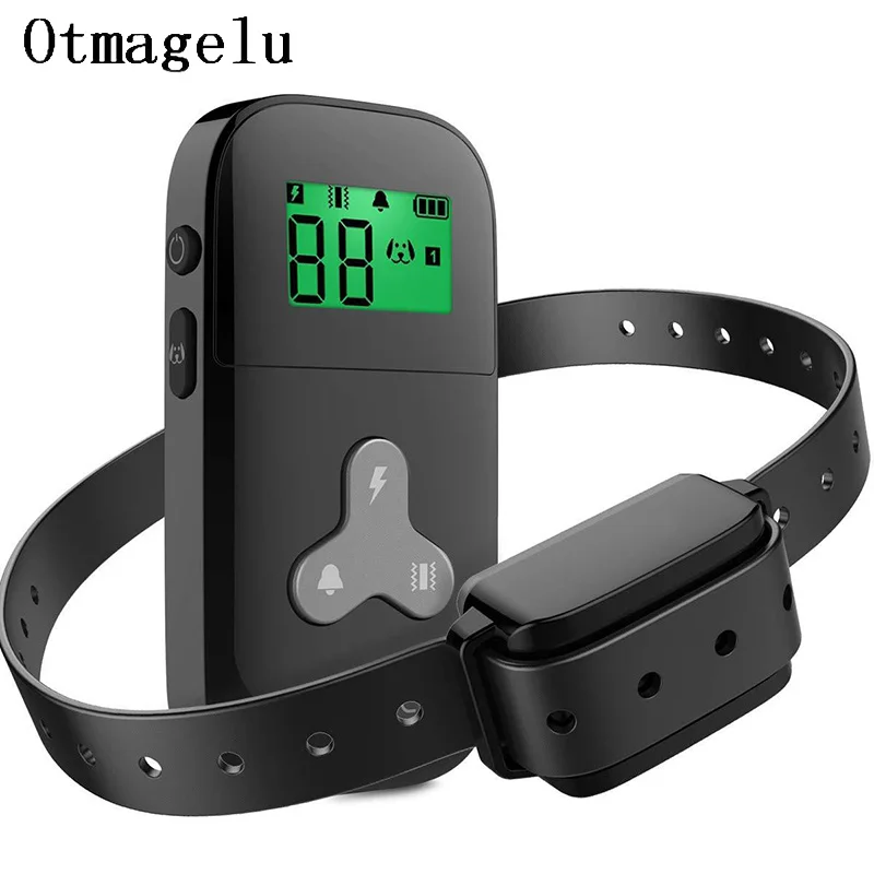 300m Control Electric Pet Dog Training Collars Charging With Shock Vibration Beep Anti Bark Equipment | Дом и сад