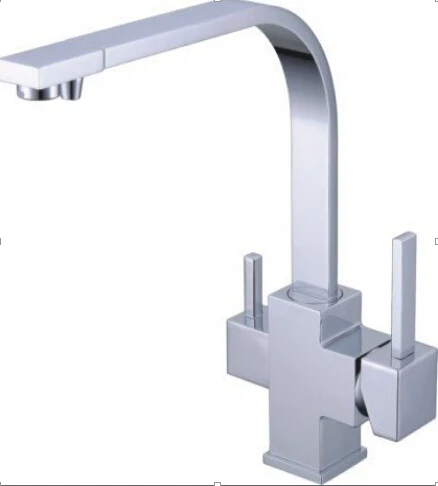 2015 Double function kitchen faucet three way sink mixer tap 3 water dinking | Обустройство дома