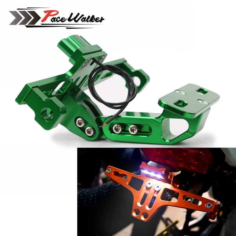 

Motorcycle License Plate Bracket License Plate Holder Frame Number Plate for Honda Cbr 600 F2 F3 F4 F4i 900 Cbr900rr 1993-2017